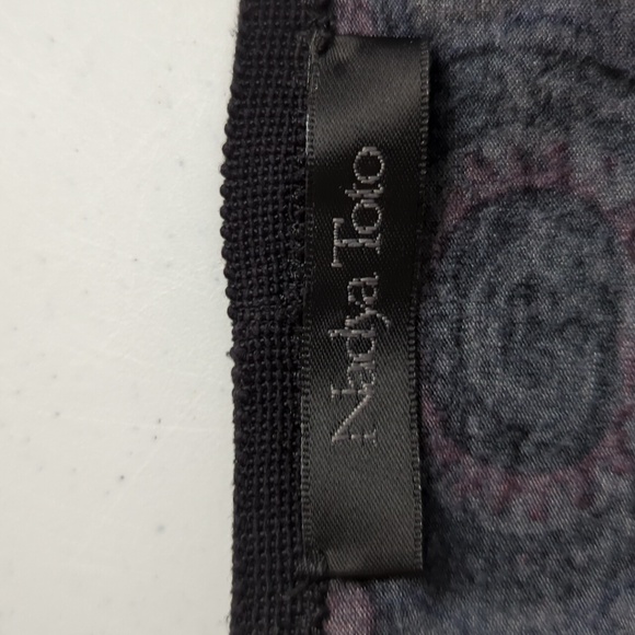 Nadya Toto , multicolor long sleeve mini dress, size L - Picture 4 of 7